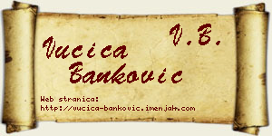 Vučica Banković vizit kartica